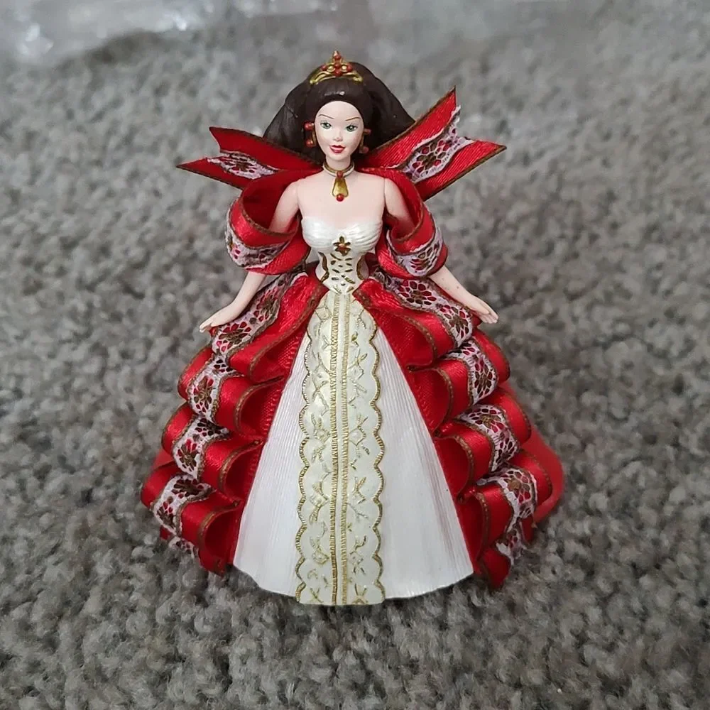 Vintage Barbie Holiday 1997 Mattel Hallmark Keepsake Ornament Collectible Figure
